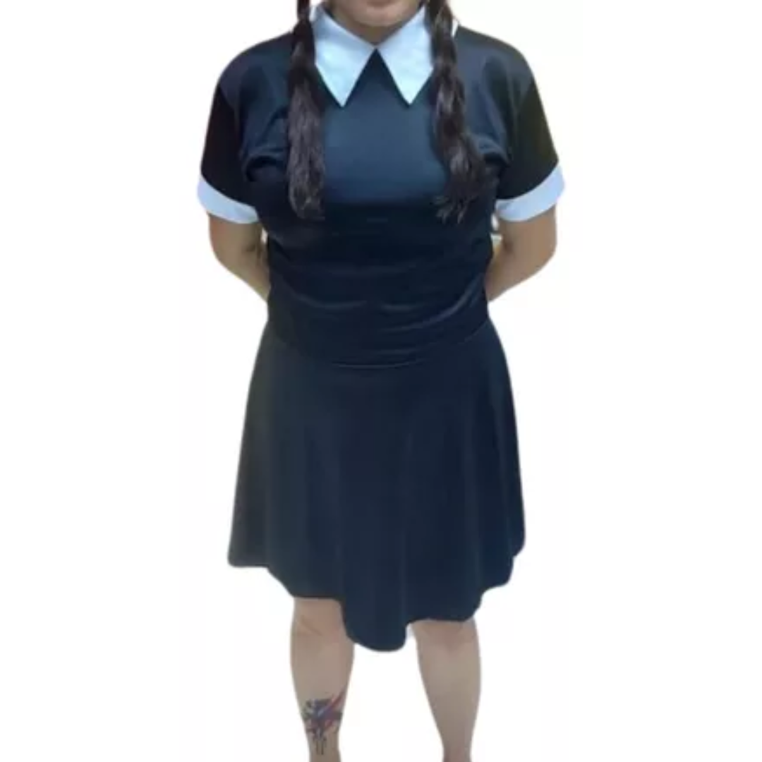 Fantasia da Wandinha Classica - Infanto juvenil