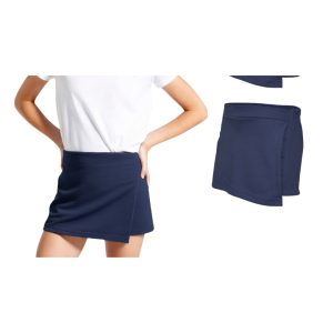 Short Helanca Azul Marinho Liso - Infantil