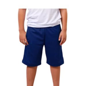 Short de Helanca Azul Marinho